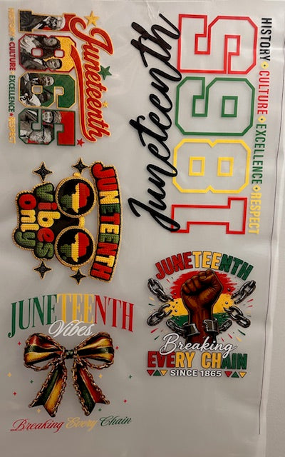 Juneteenth Premade Gang Sheet